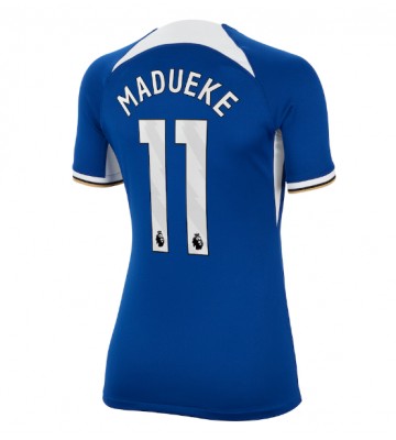 Chelsea Noni Madueke #11 Primera Equipación Mujer 2023-24 Manga Corta